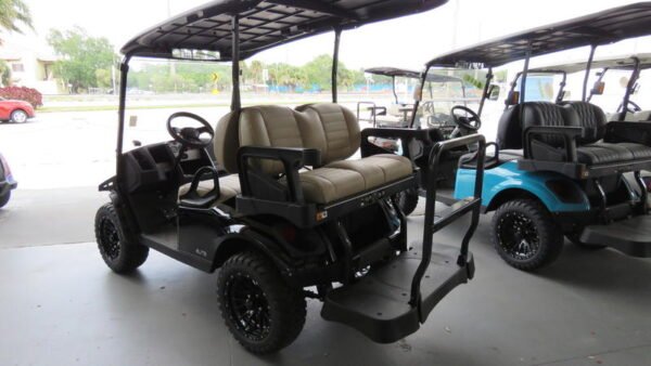 Interior of 2025 E-Z-GO Valor EX1 Sport Solar Flare in Detroit Michigan