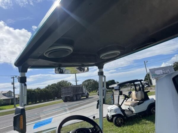 Cargo utility space of 2025 Evolution D-Max XT4 electric golf cart available in South Carolina