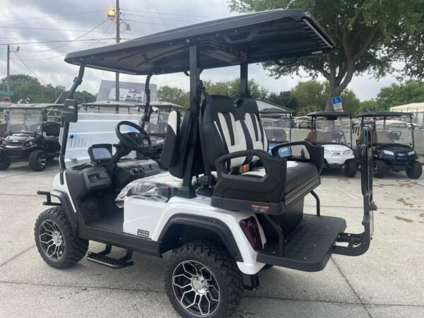 2025 Evolution D5 Maverick 2+2 lithium-powered golf cart