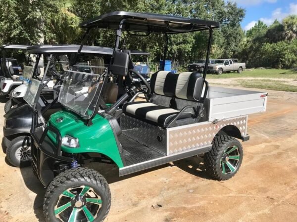 Vista frontale del veicolo utilitario ecologico Evolution Turfman 800 del 2025 disponibile in Illinois con opzioni di consegna ed esportazione in tutto il paese