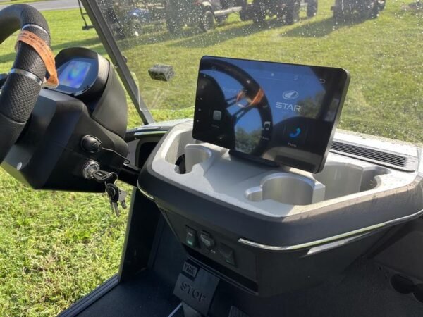 Dashboard of 2025 Star EV Sirius 2+2 at Barton Creek Resort & Spa in Austin.