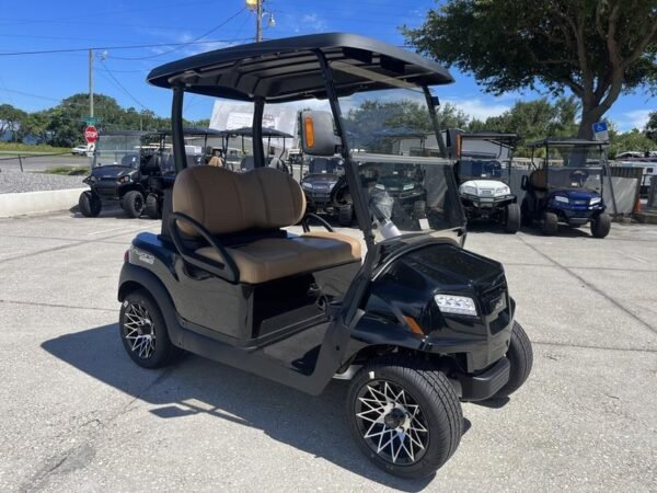 Two-passenger premium seating inside 2025 Club Car Onward HP Lithium Illinois