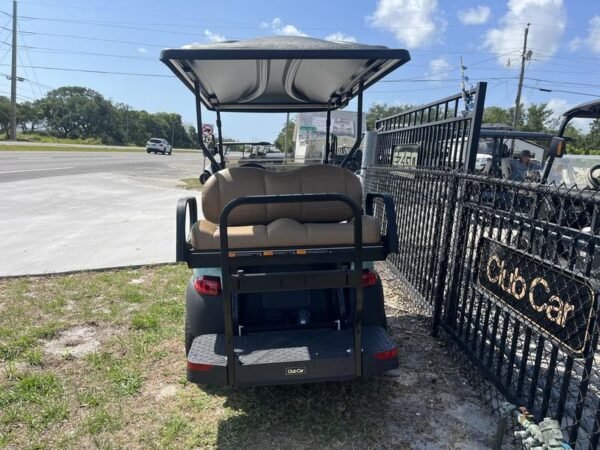 Rear folding seat and cargo area of 2025 Club Car Onward 4 Passenger XR Lithium in Georgia