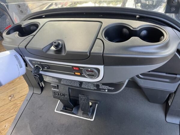 Rear seat and cargo platform of 2025 Club Car Onward Lifted 4 Passenger Gas in Dallas Texas