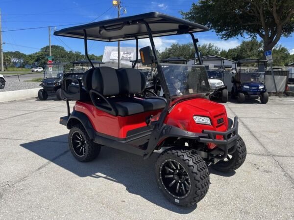 All-terrain tires on 2025 Club Car Onward Lifted 4 Passenger Gas in Orlando Florida