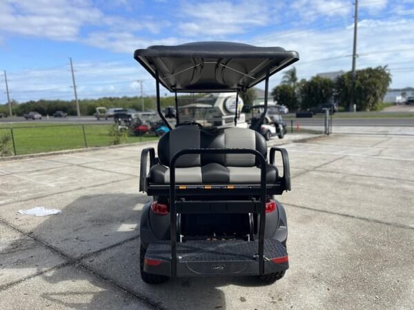 Front view with LED headlights of 2025 Club Car Onward Lifted 6 Passenger HP Lithium in Charleston South Carolina