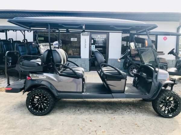 Front LED headlights of 2025 Club Car Onward Lifted 6 Passenger HP Lithium in Raleigh North Carolina