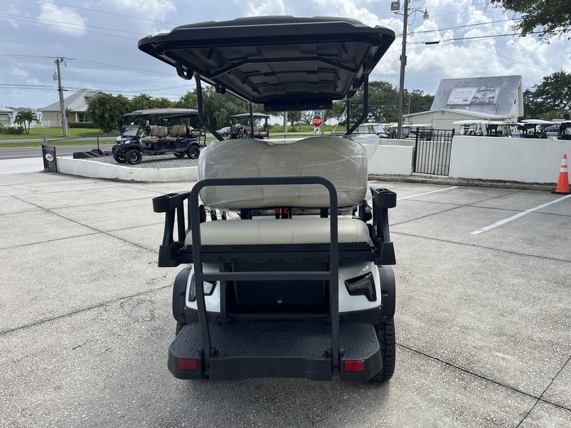 2026 Star EV J-Model 4+2 Lifted driving through Muirfield Village Golf Club in Columbus, Ohio.