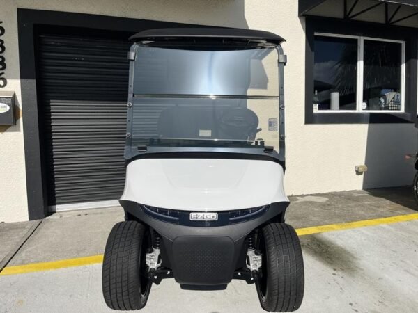 Dashboard and controls of 2026 E-Z-GO RXV 2 Freedom ELiTE Lithium Bright White in Philadelphia Pennsylvania