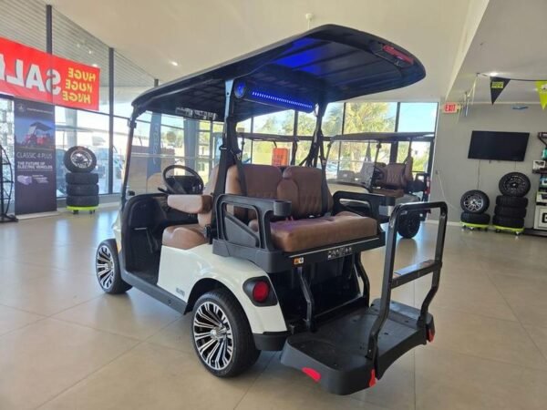 High-efficiency ELiTE lithium battery on 2026 E-Z-GO RXV 4 Touring STL in Richmond Virginia