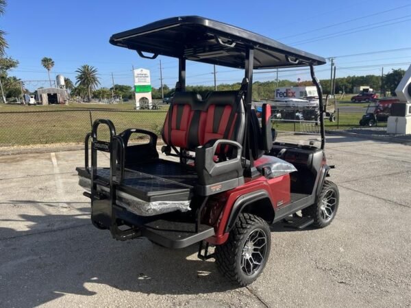 Rear design of 2025 Evolution D5-Maverick 2+2 golf cart