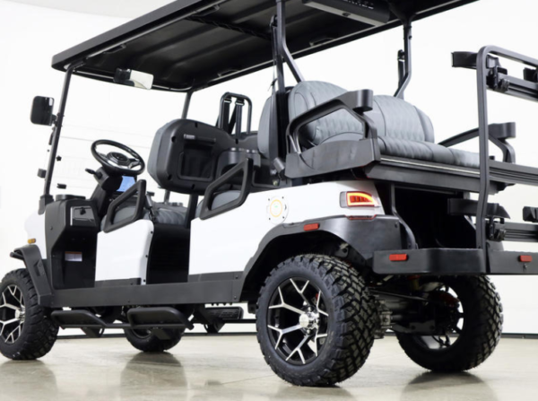 2026 Denago EV Rover XL6 Lifted Lithium 6-Passenger Golf Cart – White — photo 10