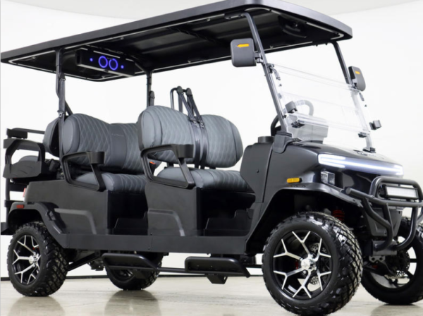 2026 Denago EV Rover XL6 Lifted Lithium 6-Passenger Golf Cart – Black — photo 11