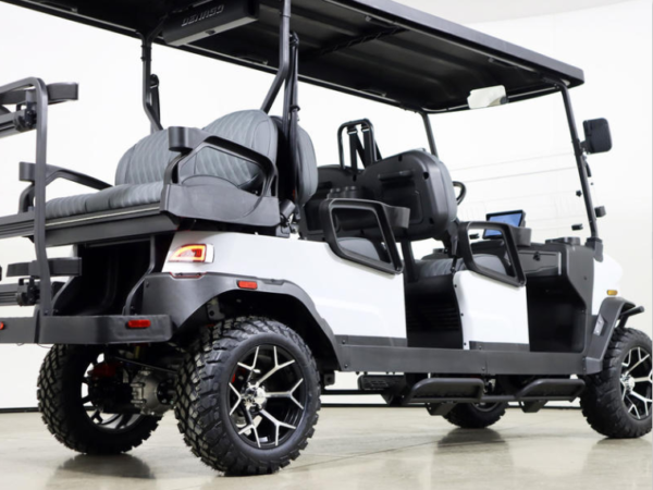 2026 Denago EV Rover XL6 Lifted Lithium 6-Passenger Golf Cart – White — photo 12