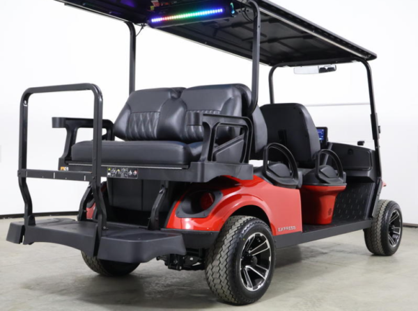 2026 E-Z-GO Express 6 Touring STL 13.5 HP EFI Gas 6-Passenger Golf Cart – Flame Red — photo 15