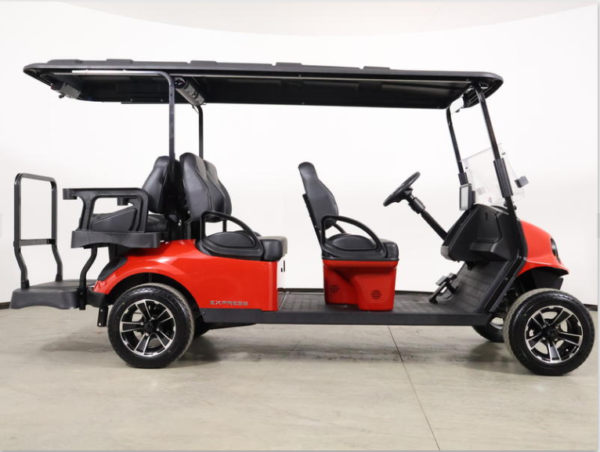 2026 E-Z-GO Express 6 Touring STL 13.5 HP EFI Gas 6-Passenger Golf Cart – Flame Red — photo 6