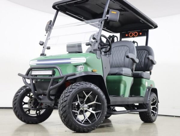 2026 Denago EV Rover XL Lifted Lithium 4-Passenger Golf Cart – Black — photo 3