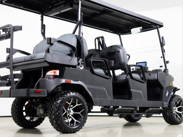 2026 Denago EV Rover XL6 Lifted Lithium 6-Passenger Golf Cart – Black — photo 10