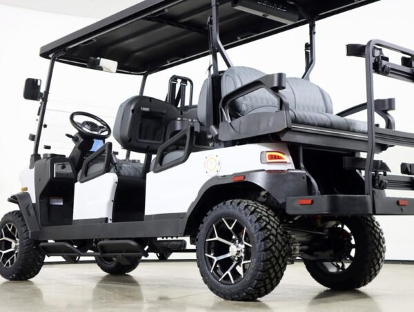 Denago EV Rover XL6 Lifted Lithium 6-Sitzer Golfwagen, Baujahr 2026 – Weiß — Foto 9