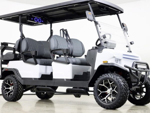 Denago EV Rover XL6 Lifted Lithium 6-Sitzer Golfwagen, Baujahr 2026 – Weiß — Foto 12