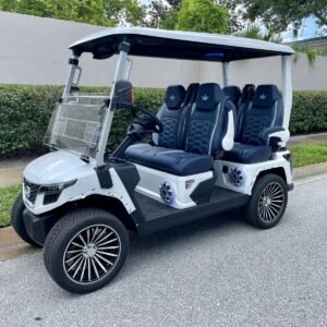 2026 Evolution D-Max GT4 Lithium 4-Passenger Golf Cart – White
